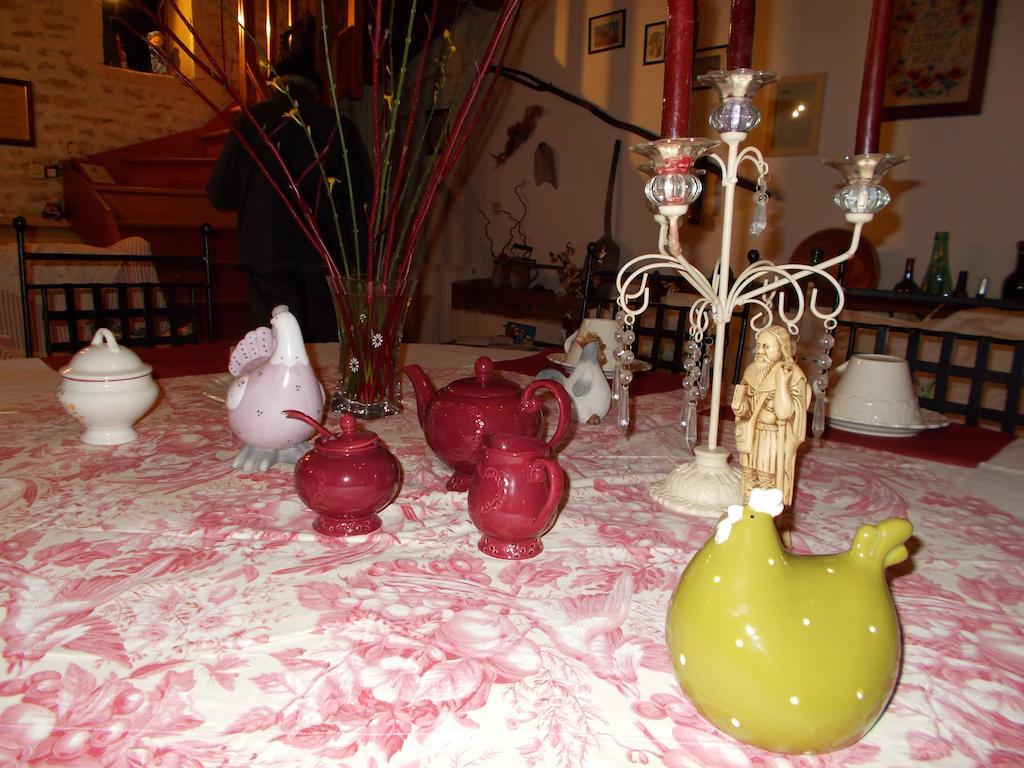 A L'Antan - La Ferme D'Octave Bed & Breakfast Saint-Hilaire-de-Villefranche ภายนอก รูปภาพ