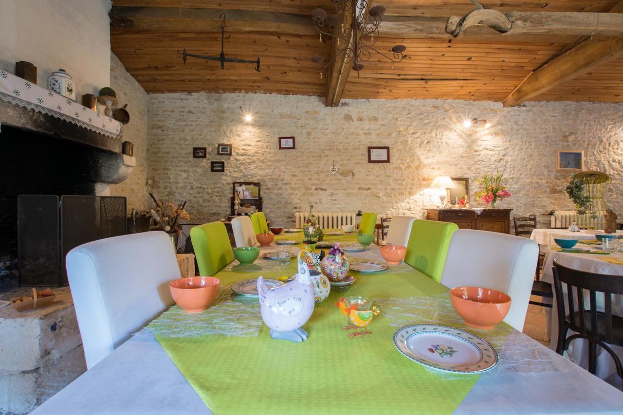 A L'Antan - La Ferme D'Octave Bed & Breakfast Saint-Hilaire-de-Villefranche ภายนอก รูปภาพ