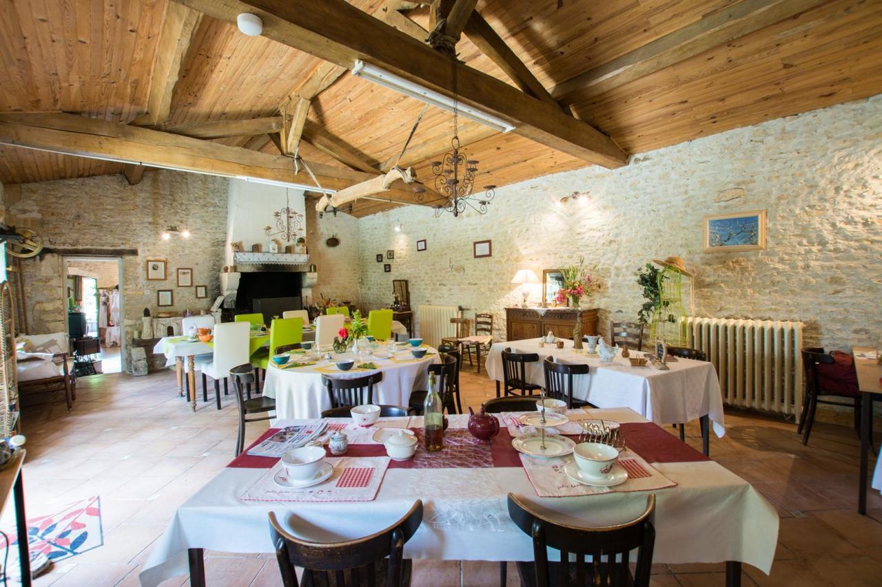 A L'Antan - La Ferme D'Octave Bed & Breakfast Saint-Hilaire-de-Villefranche ภายนอก รูปภาพ